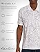 Robert Graham Men’s Dozer Short-Sleeve Polo Shirt, Premium Cotton Knit Top, Classic-Fit & Richly Detailed for Wear White