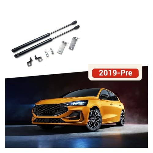 Vrins capot Ford Focus MK4 de style refit haut de gamme orange - 2