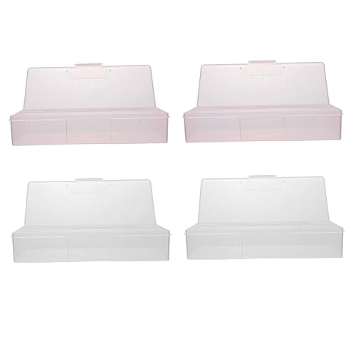 Caja de herramientas de manicura, caja de esmalte de uñas, bloques de lijado de uñas, organizador de almacenamiento, suministros técnicos