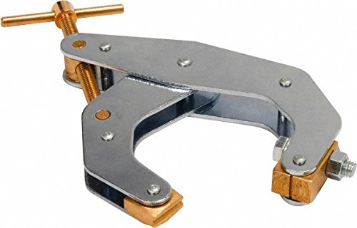 4-1/2 inch Jaw Opening, 3-13/16 inch Jaw Depth, 400 Amp Rating, Copper Ground Clamp