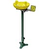 Speakman SE-583 Traditional Series Pedestal-Mounted Emergency Eyewash for Dangerous Worksites, Yellow