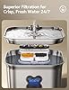 FEELNEEDY Cat Water Fountain, 304 Stainless Steel - 95oz/2.8L Faucet-Style Pet Drinking Fountain for Cats & Small Dogs, Ultra-Quiet #2