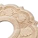 Antrader Wood Ceiling Medallion, Ceiling Cover Home Lighting Ceiling Medallions Ring Ceiling Fan Medallion for Light Fixtures and Ceiling Fans,3.15