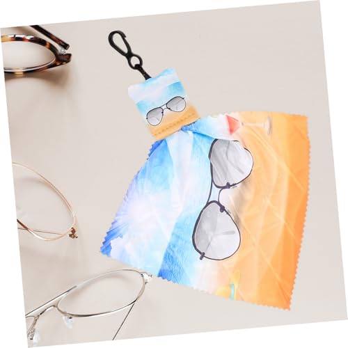 BELLIFFY Paño de Limpieza para Lentes y Pantalla Móvil, Llavero Diseño Decorativo, Arañazos, Adecuado para Dispositivos Electrónicos - imagen 7