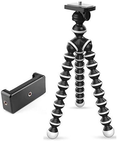 mobimint Gorilla Tripod/Mini 33 cm (12 Inch) Tripod for Mobile Phone with Phone Mount & R-Mote, Flexible Gorilla Stand