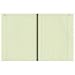 National Brand Computation Notebook, 4 X 4 Quad, Brown, Green Paper, 11.75 x 9.25 Inches, 75 Sheets (43648)