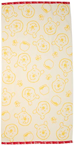 丸眞 バスタオル ディズニー くまのプーさん ハニー/プー 約60×120cm 2006013800