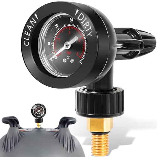 Upgrade R0357200 Brass Air Relief Valve with Pressure Gauge Air Release Valve Replacement Parts for Zodiac Janay Pool and Spa Filters CV & CL DEV & DEL JS Series
