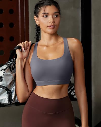 Image of RUNNING GIRL Sports Bras for Women, Molded Cup High Impact Sports Bra Workout Bras for Women High Support Racerback
