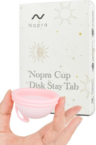 Nopra（ノプラ）月経ディスク ステイタブ タイプ 生理カップ 月経カップ 経血カップ menstrual cup (ライトピンク, S)の商品画像（Amazon）