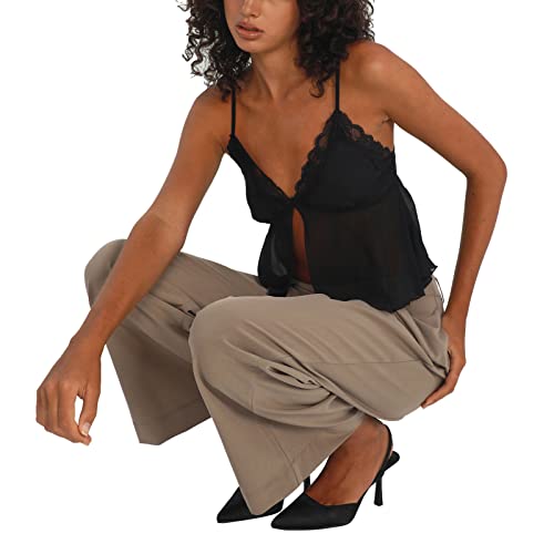 Women's Y2K Spaghetti Strap Tank Tops for Going Out2