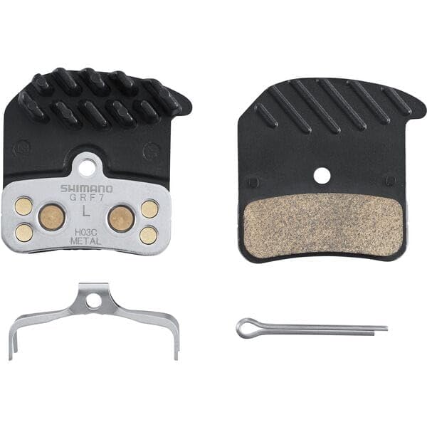 Shimano Pastillas de Freno de Disco Unisex para Adultos, H03C, Color Negro, Gris, Talla única
