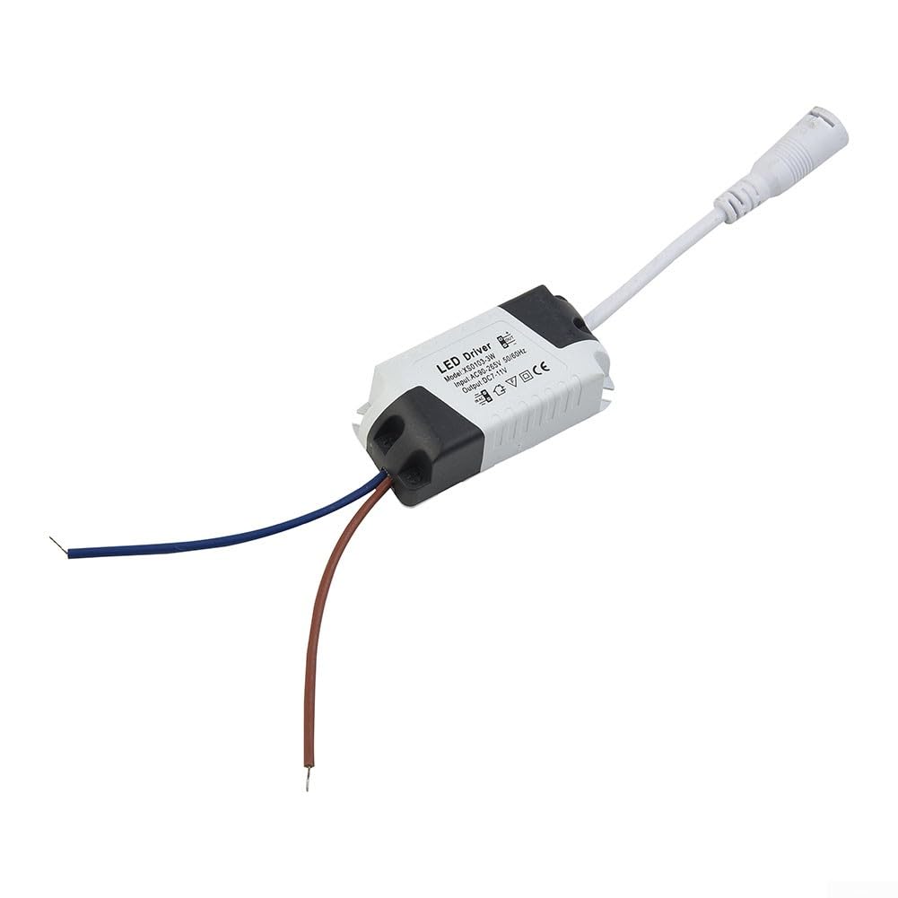 Huettenlampen 24W LED Driver – 600mA, 30-40V Output, AC85-265V, IP20 Indoor, White