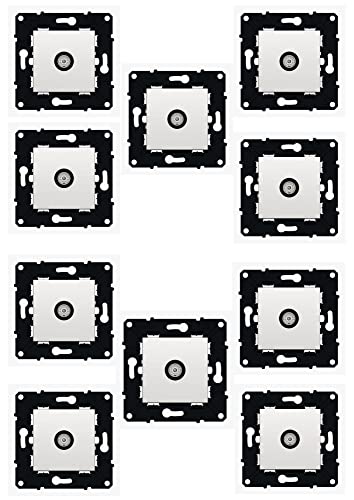 Lot de 10 Prises TV simple mâle ARNOULD Espace Evolution