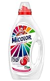 Sin colorantes añadidos. Micolor Detergente Líquido Colores Vivos - 23 Lavados (1.15 L)