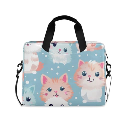 Maletín para portátil ALAZA con diseño de gato, 13-15.6 pulg miniatura 1