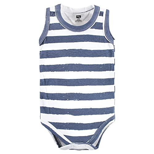 Image of Hudson Baby Unisex Baby Cotton Sleeveless Bodysuits