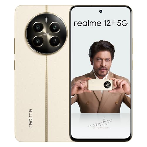 realme 12+ 5G Android Smartphone, 8GB RAM, 256GB ROM | 120Hz Ultr...