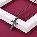 FaithHeart Cruz Acero Inoxidable Acabado Púlido Colgante de Collar de Buen Regalo...