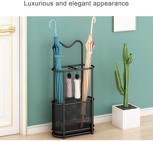 Metal Umbrella Stand Large Capacity Indoor for Home or Office Modern Design Stylish Storage Solution for Entryway or Commercial Spaces