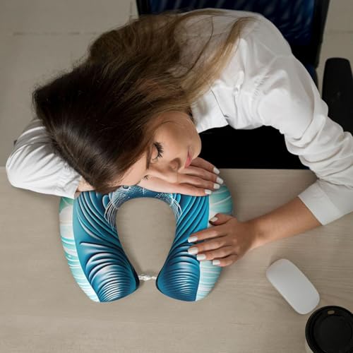 Almohada cervical de poliéster con funda lavable miniatura 7
