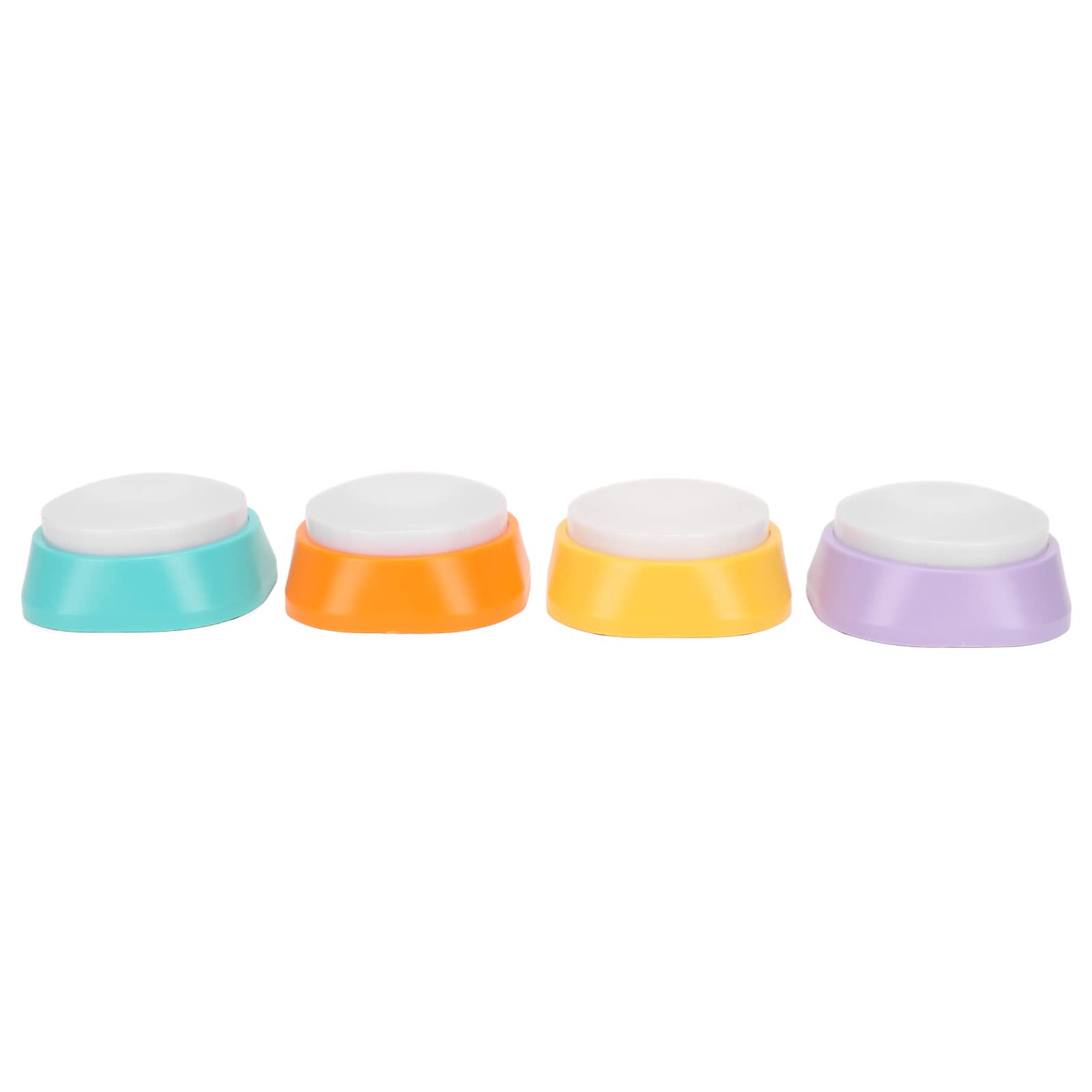 Tecla de Sonido Grabable 8 Piezas Tecla Parlante para Mascotas Tecla de Grabación de Voz 30 Segundos Personalizar Sonido Claro para Gatos Perros Comunicación de Entrenamiento