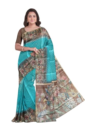 Chendhur Fashions Art Silk Saree BN-003834 (Rama Green)