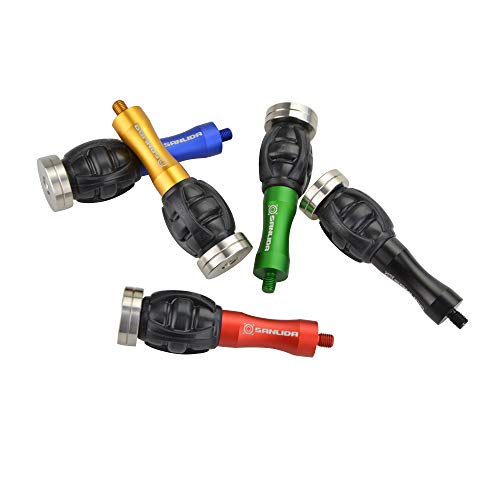 ZSHJG Bow Stabiliser Bow Grip Stabiliser Vibration Rubber Stabiliser Absorber Shock Absorber Aluminium Stabiliser Damper for Bow Accessories - Image 7