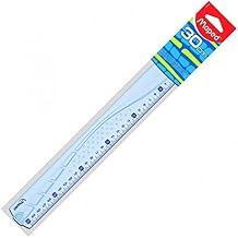 Maped Flat Ruler Geometric 300 mm Plastic Pack of 1