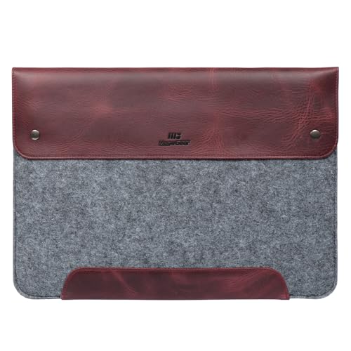 Funda de cuero MacBook Pro 14 y MacBook Air 13 funda 3