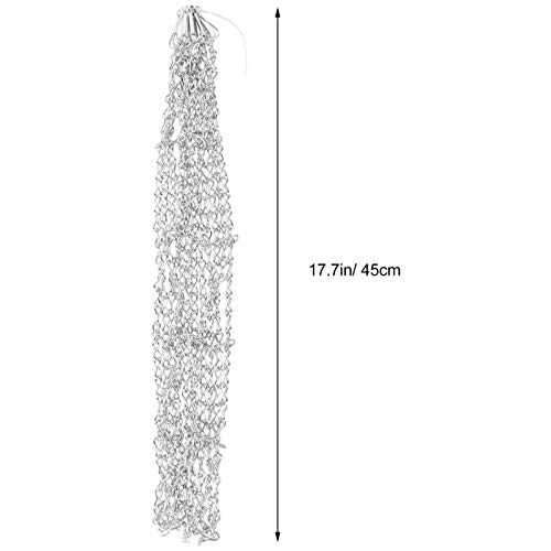 Bodahl Kids Outdoor Toys 2 Pcs Metal Basketball Net Chain Professional Heavy Duty Galvanized Steel Chain Basketball Net Fits Standard Indoor Or Outdoor Rims Kids Outdoor Playset (Size : Medium) #TOP2
