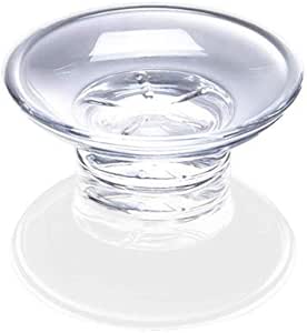 Amazon.com: Round Glass soap Dish Replacement ,Essentials Soap Dish ...