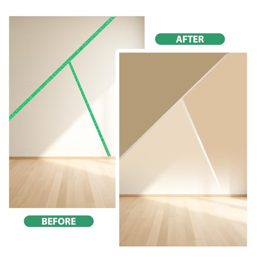 Image of 3 Rolls Removal Green Painters Tap Green Thin Masking Tape No Residue Narrow Paint Tapes Automotive Painting Tapes for Home Decoration Spray Paint Masking Handmade DIY, 0.2 Inch X 55 Yards
