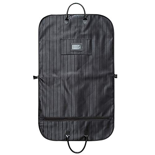 Preisvergleich Produktbild BAtech Anzugtasche Faltbare Reise & Aufbewahrung Kleiderhüllen Reißfeste, wasserabweisende, 39''x24 '', Clear ID Fenstertasche & Metallhaken Schwarz-Kleidersack