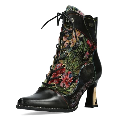 Laura Vita Botines para Mujer Oanello 05, Talla:39 EU, Color:Negro