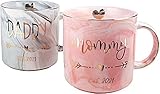 Geschenk-Box: Wir haben uns viel Mühe darauf gelegt, unsere Produkte großartige Erfahrungen für unsere Kunden zu machen, deshalb ist unser Produkt so konzipiert, dass es so verschenkt wird, wie es ist, mit einem Kuss und einem Lächeln verschenkt zu werden. Ihre Mama und Papa werden diese lustige Kaffeetasse lieben.