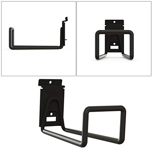 LIOOBO Suporte de parede para bicicletas, 2 peças, para guardar bicicletas na garagem (preto)