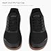 ASITVO Wide Men's Barefoot Zero Drop Sole Minimalist Width Toe Box Walking Shoes Sneakers Size 13 TPU No-Sew Upper Cross-Trainer Roat Running Shoes Black Oxford 47