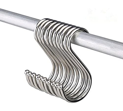 Soqool Edelstahl-Haken, 10 Stück L Cover