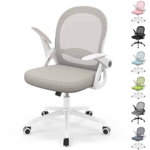 naspaluro Chaise Bureau avec Accoudoir Relevable 