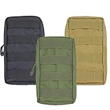 【Diseño de Cremallera】- La cremallera le permite cerrar rápidamente o simplemente abrir la bolsa táctica. Hay remaches de acero para orificios de drenaje en la parte inferior, lo que es bueno para prevenir la humedad.