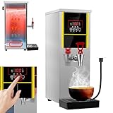 CASEGO Caldera dispensadora de Caldera de Agua Caliente, urna de Catering de Gran Capacidad de 8 litros, Salida Grande de 30 l/h, diseño Cerrado, Temperatura Ajustable (Black)