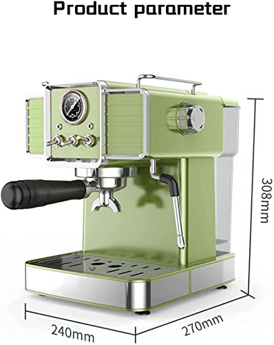 Cafetera espresso retro semi automática 15 bar miniatura 4