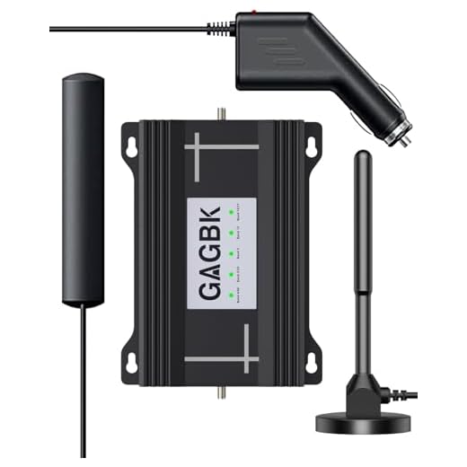 Upgarde Cell Booster for Car, Truck Cell Phone Signal Booster on Band 2/4/5/12/13/17/25/66 for 5G Support All U.S.Carriers AT&T T-Mobile Verizon and More Cellphone Booster for RV Car Vehicle Call/Data