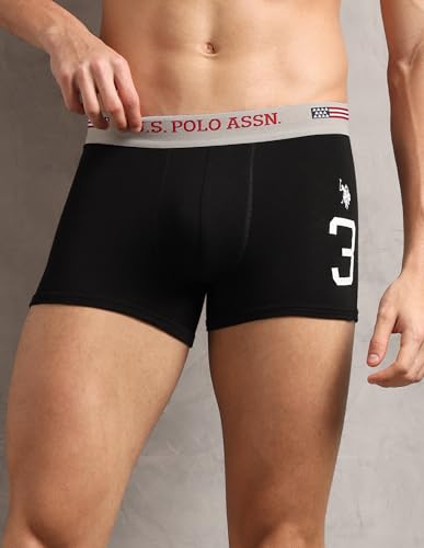 Image of U.S. Polo ASSN. Mens I641 Anti Microbial Essential Boxer Underwear Brief -Pack of 2