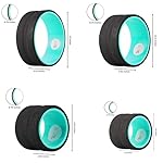 Back Roller Wheel- Foam Padded Back Stretcher Wheel with Center Spine Cradle-Back Pain & Stretching- Deep Tissue Massage Roller (Set of Four) - Image 2