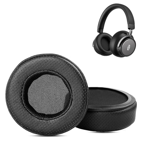 HAIZEEN Ohrpolster kompatibel mit TaoTronics TT-BH046 Kopfhörer Ohrpolster Ersatzkissen (Gelochtes Proteinhaut/Memory-Schaum)