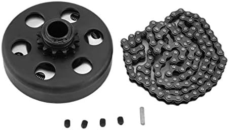 Homgrace Centrifugal Clutch 3/4" Bore #35 Chain 12 Tooth for Go Karts Mini Bike Replace Parts (12T Centrifugal Clutch with #35 Chain)