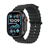 Apple Watch Ultra 2 GPS + Cellular 49mm Smartwatch, Sports Watch with Black with Rugged Titanium Case with Black Ocean Band. Fitness Tracker, Precision GPS, Extra-Long Battery Life