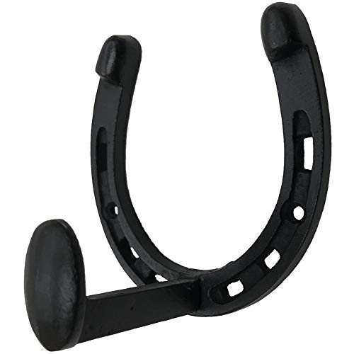 Antique Hardware Depot BB-357 For Coats, Bags, Hand Towel Etc - Black Wrought Iron Coat Hook cover